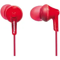 Panasonic RP-HJE125E-R headphones/headset Wired In-ear Music Red (RP-HJE125E-R)
