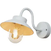 Konstsmide Vega Mini seinävalaisin valkoinen E27