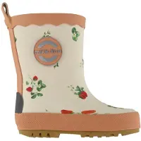 Mikk-Line Wellies Aop - Cream - 27