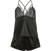 Vivance Pyjamashortsit 'Dreams' musta