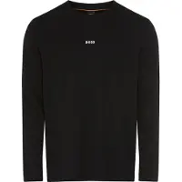 BOSS for man. 50473286 Chark T-shirt black (M), Casual, Cotton, Long sleeve