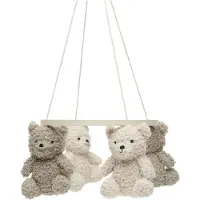 Jollein Teddy Bear Mobile, Natural/Olive Green