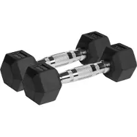 Rebel Kumipäällysteiset valurautaiset käsipainot Rebel Active 2x2kg