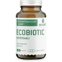 ECOSH Ecobiotic Universaali - maitohappobakteerit + kuidut 60 kaps. ravintolisä