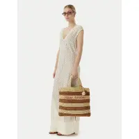 Liu Jo for woman. AA6245-A0006 Brown raffia bag (OSFA), Casual
