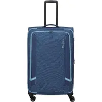 Travelite Corsiica 4-pyöräinen vetolaukku L 77 cm Laajennettava Sininen
