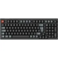 Keychron V5 Ultra, langaton 8K mekaaninen näppäimistö, 96%, POM Red, musta