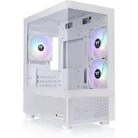 Thermaltake View 170 -micro-ATX-kotelo ikkunalla ja RGB-valaistuksella, snow white