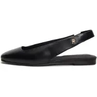 Tommy Hilfiger Nauhaballerina 'Slingback' musta