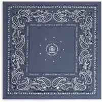 Tommy Hilfiger Huivi 'Crest Paisley Bandana' marine / safiiri / valkoinen