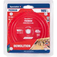 Specialist+ Katkaisulaikka Specialist+ LTCW1654020-T; 165x20x1,0 mm; Z40; 18°