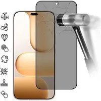 Mtp Products Honor 600 Lite Yksityisyyttä Suojaava Täysin Peittävä Panssarilasi - 9H - Musta Reuna