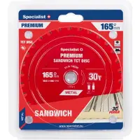 Specialist+ Katkaisulaikka Specialist+ LTS1653020-T; 165x20x1,4 mm; Z30; 0°