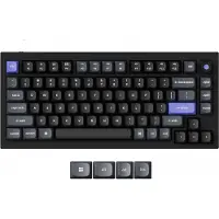 Keychron Q1 HE 8K Hotswap Knob ISO Näppäimistö - Musta [Lime Magnetic Switch]