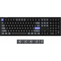 Keychron Q6 HE 8K Hotswap Knob ISO Näppäimistö - Musta [Lime Magnetic Switch]