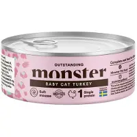 Monster Pet Food Monster Cat Baby Mousse Can 100g