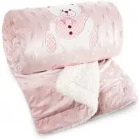 Eurofirany lasten viltti Baby 4 Pierre Cardin, 80x110 cm, vaaleanpunainen
