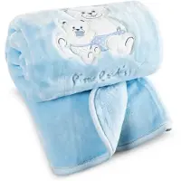 Eurofirany lasten viltti Baby3 Pierre Cardin, 80x110 cm, sininen