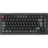 Keychron V1 Ultra 8K Hotswap Knob Langaton Näppäimistö - Musta [Silk POM Brown]