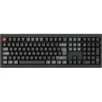 Keychron V6 Ultra 100% 8K Tri-Mode K POM Brown langaton mekaaninen näppäimistö, musta