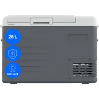 Medion MD370026 CC35D Kompressor Kühlbox Kühl und Warm 35L grau (50079959)