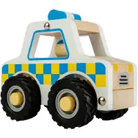 Bigjigs Wooden Police Car
