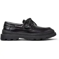Camper for woman. K201840-002 Loafers made of Brutus+ black leather (40), Flat, None, Casual