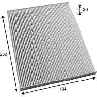 Valeo Suodatin, sisäilma 715740