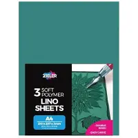 Zieler Linoleum sheets A4 3 pcs.