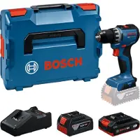 Bosch Akkukäyttöinen ruuvinväännin GSR18V-52; 18 V; 1x2,0 Ah + 1x4,0 Ah akku + L-Boxx 136