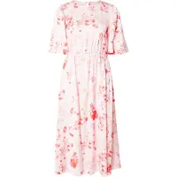 Vila Vithalia Anya 2/4 O-Neck Dress/Dc - Pink - 34