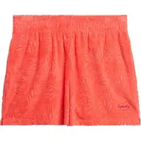 Superdry for woman. W7110459A Country Club coral curly knit shorts (38), Casual, Cotton