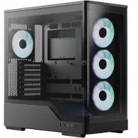 Aerocool P500A Black, ikkunallinen miditornikotelo, musta