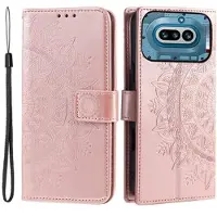 Mtp Products Nothing Phone (4a) Mandala -lompakkokotelo rannekkeella - vaaleanpunainen