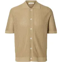 Selected Neuletakki 'SLHSHANE' tummabeige