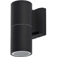 Nowodvorski Lighting Exe seinävalaisin GU10 IP54 15cm musta