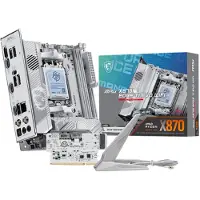 MSI MPG X870I EDGE TI EVO WIFI, AMD, Pistoke AM5, AMD Ryzen 7000 Series, AMD Ryzen 8000 Series, AMD Ryzen 9000 Series, Pistoke AM5, DDR5-SDRAM, 256 GB