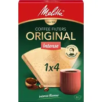 Melitta Coffee filter Gourmet Intense 1X4 Valkoinen 80 pcs