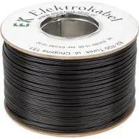 Elektrokabel LP kaiutinkaapeli SMYp 2 x 0,35mm musta 200m
