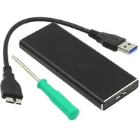 CoreParts MSACSC/USB3.0 tallennusaseman kotelo SSD-kotelo Musta
