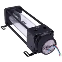 Alphacool Eisbecher Aurora D5 Acetal/Glass 250mm + D5 VPP655 PWM pumppu