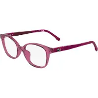 Lacoste L3662 Näkölasit 45/15/130 Läpinäkyvä vaaleanpunainen Bio inj-g820 TYTTÖ L3662