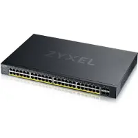 Zyxel XGS1935-52HP, 52 PORT LITE-L3 SMART MANAGED POE SWITCH, 48X GIGABIT POE AND 4X 10G SFP+, HYBRID MODE, STANDALONE OR NEBULAFLEX CLOUD, 375 WATT P (XGS1935-52HP-EU0101F)