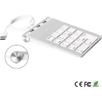NÖRDIC USB-näppäimistö ja 3xUSB Hub 18 -näppäintä