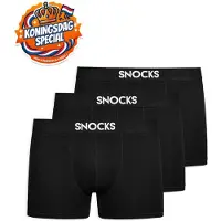Snocks Bokserishortsit musta