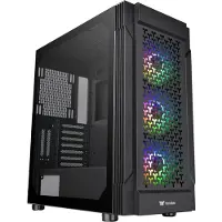 Thermaltake Versa T27 -miditornikotelo ikkunalla, RGB-valaistuksella, musta