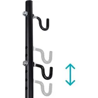 Macleans -pyörän huoltokahva, teräs, maksimikuorma 20 kg, sopii MTB-pyöriin, joiden pyörät ovat enintään 27,5 MC-434