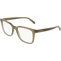 Ferragamo Näkölasit - - SF3067 - Läpinäkyvä khaki-asetaatti - 57/21/150