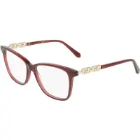 Ferragamo Näkölasit - - SF3064 - Läpinäkyvä viini - Akryyli - 54/15/145