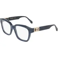 Ferragamo Näkölasit - - SF3040 - Asetaatti - Sininen sarvi - Naisille